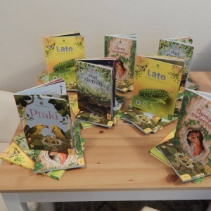 Zestawy książek dla grup przedszkolnych biorących udział w Eko-czytaniu.