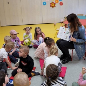 Czytanie w przedszkolu w Licheniu